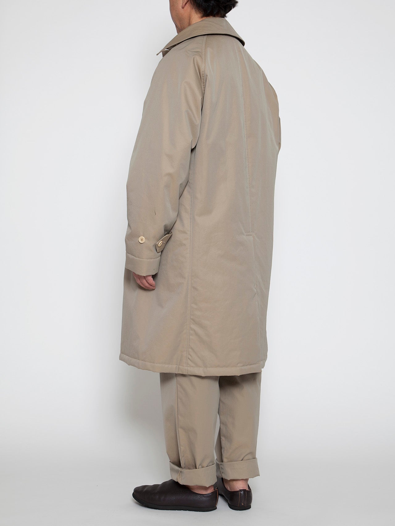 CJ046 - CORONA・Up Duster Coat RB21 / High Density Chambray Gabardine - Beige