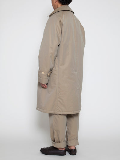 CJ046 - CORONA・Up Duster Coat RB21 / High Density Chambray Gabardine - Beige