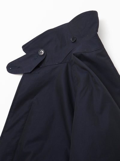 CJ046 - CORONA・Up Duster Coat RB21 / High Density Chambray Gabardine - Midnight Navy