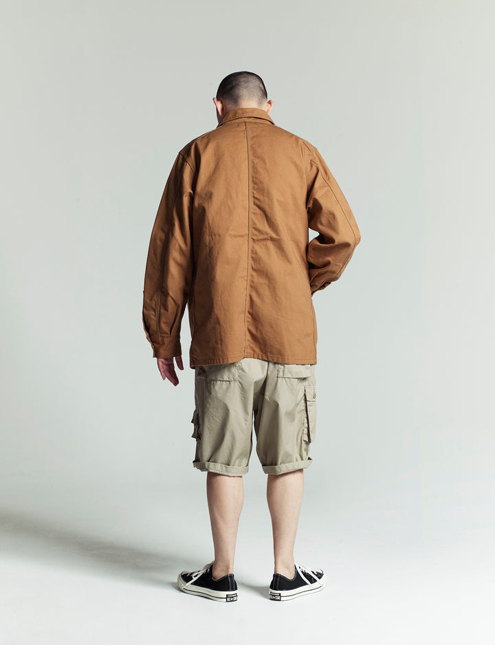 A-1 CLOTHING × THE CORONA UTILITY - CJ123A-1・Cross Town Jacket / Cotton Duck - Brown