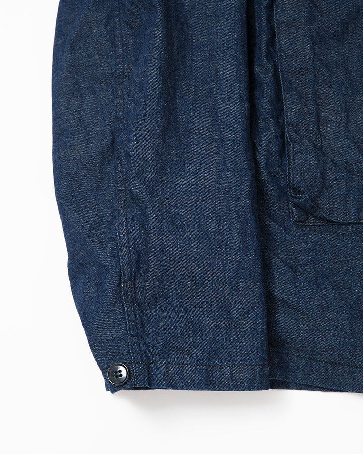 CS022・Navy Utility Jac Shirt / Indigo Denim