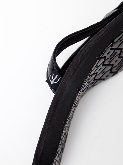 CZ002 - NAKAMURA SHOES × CORONA・Black Goat Leather Sandals