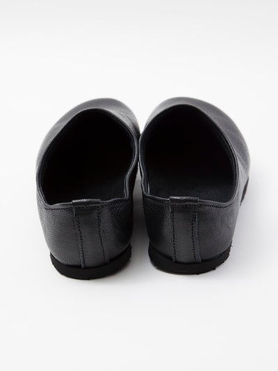 CZ010 - NAKAMURA SHOES × CORONA・Goat Skin Easy Slip-On - Black