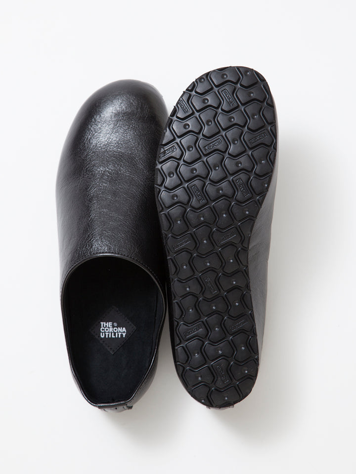 NAKAMURA SHOES × THE CORONA UTILITY - CZ010・Easy Slip-On / Kip Leather - Black