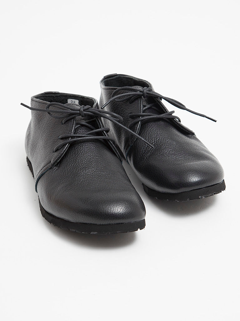 NAKAMURA SHOES × THE CORONA UTILITY - CZ011・Black Goat Skin Easy Chukka