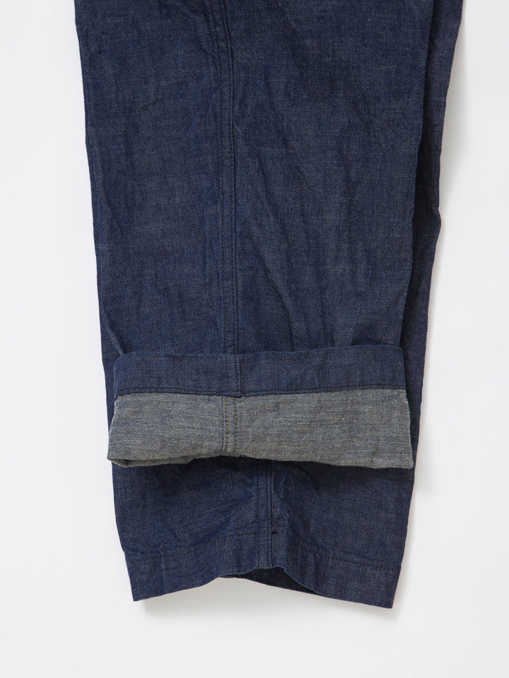 FATIGUE SLACKS - FP001・"UTILITY SLACKS" / High Density Indigo Denim w/Black Stitch