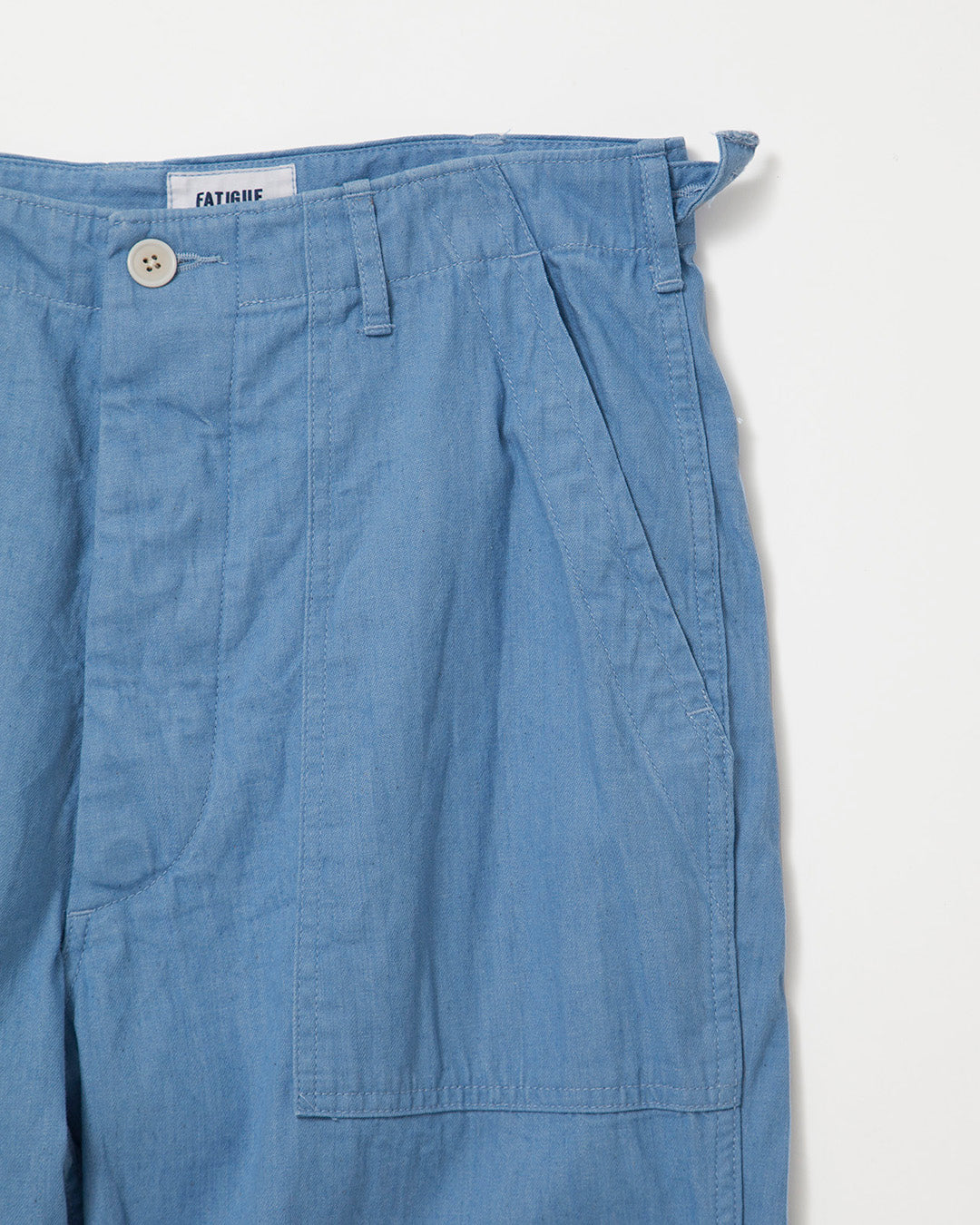 FATIGUE SLACKS - FP001・UTILITY SLACKS / 8oz Bleached Denim