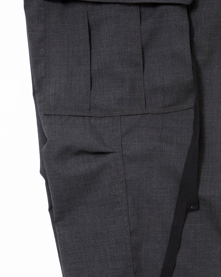 FP006E・JUNGLE EASY SLACKS / Heather Charcoal