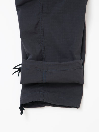 FP007E - FATIGUE SLACKS "EX-48 EASY SLACKS" / Nylon + Cotton Ripstop - Charcoal