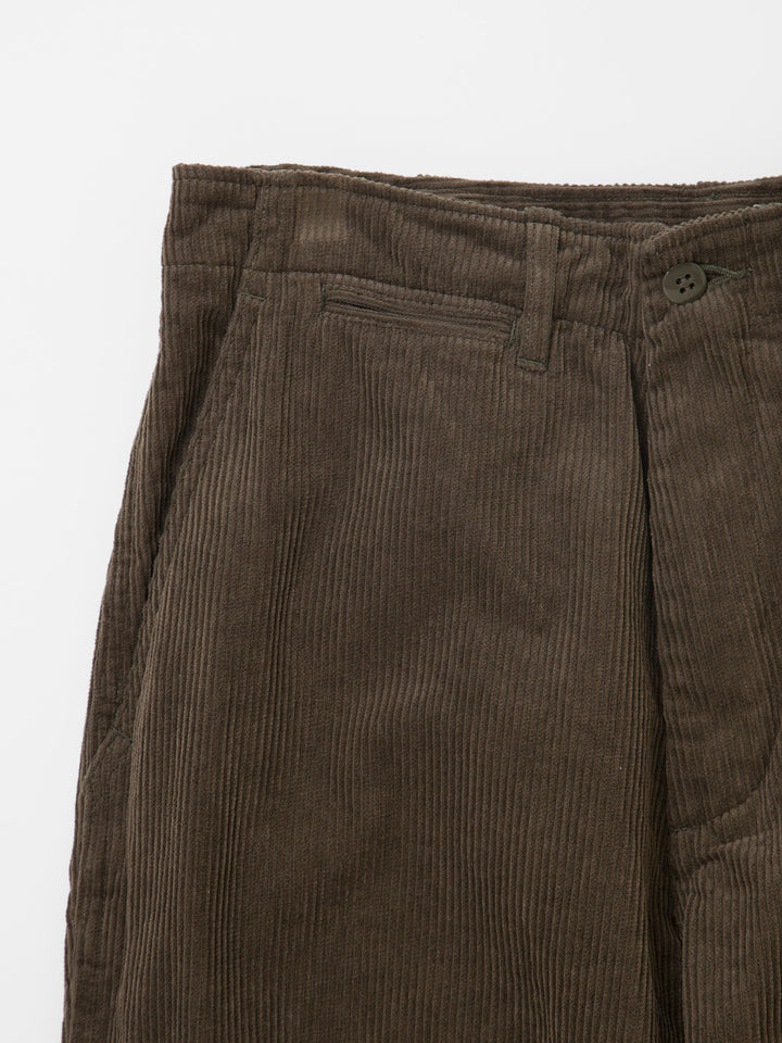 FP010・"DESERT SLACKS" / Cotton Corduroy - Olive