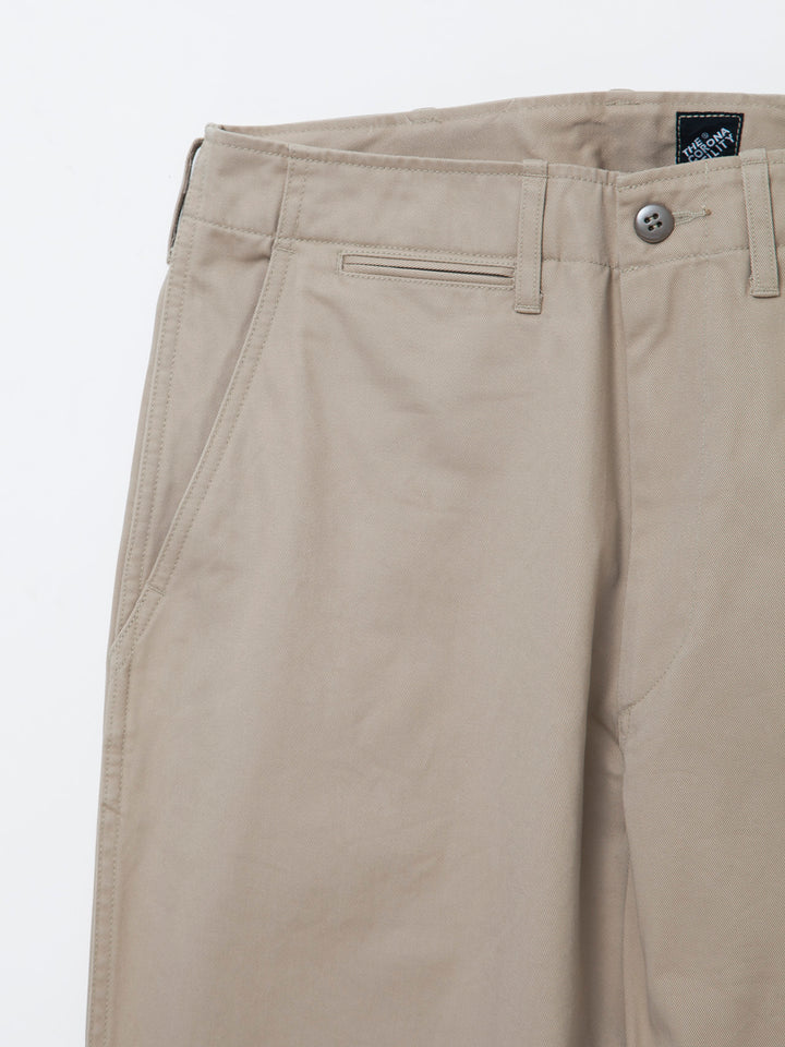 FATIGUE SLACKS - FP010・"DESERT SLACKS" / Cotton Chino Cloth - Khaki