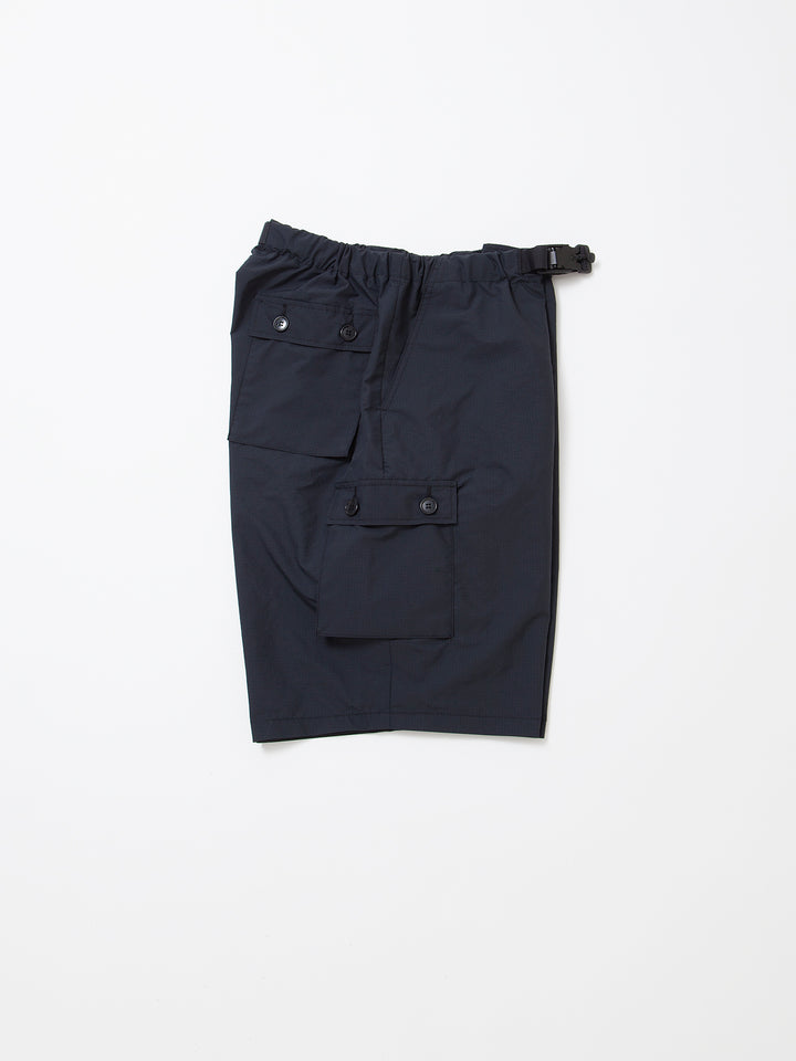 FP014E・"TIGER EASY SHORT SLACKS" / Polyester Ripstop - Black