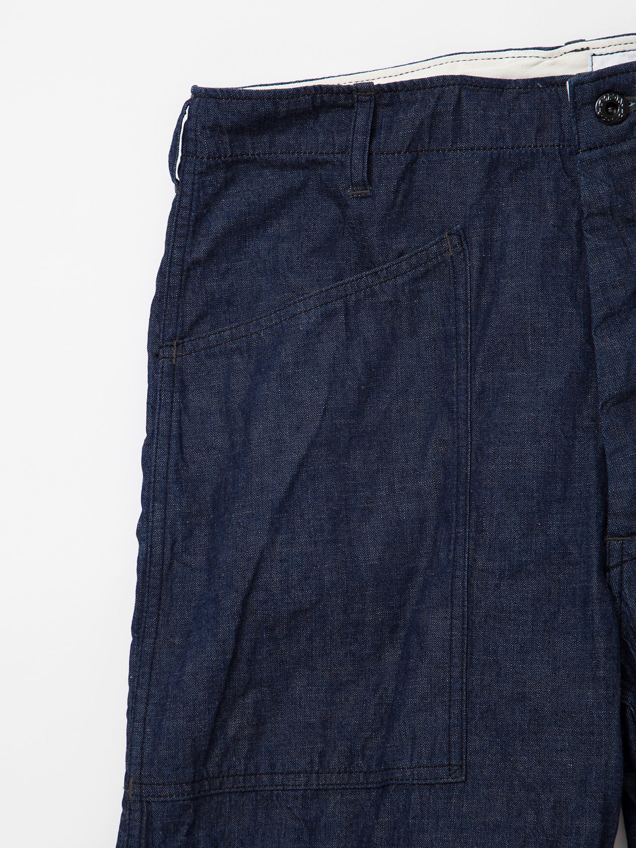 FP017 - FATIGUE SLACKS "UTILITY RM-43 SLACKS" / High Density Indigo Denim