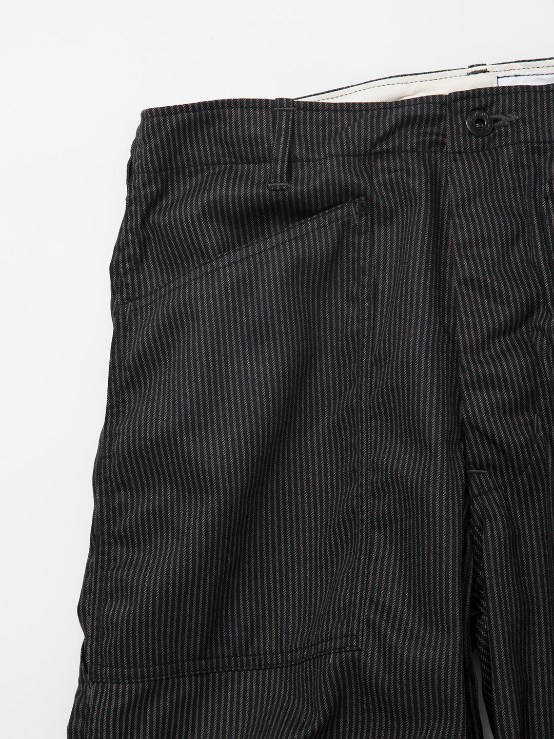 FATIGUE SLACKS - FP017・"UTILITY RM-43 SLACKS" / Black Key Stripe - Grey Stripe on Black