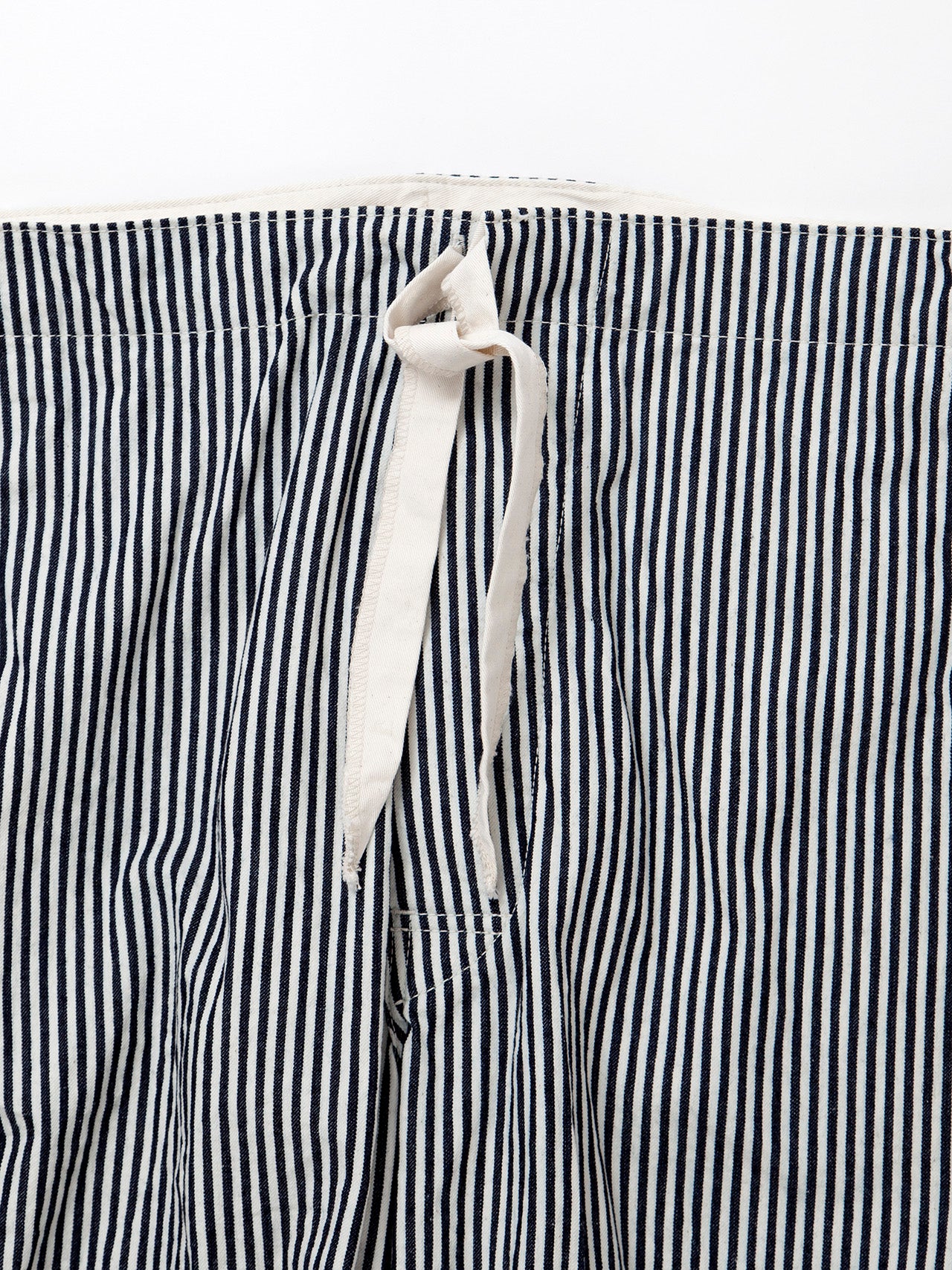 FP018 - FATIGUE SLACKS "UTILITY EASY SLACKS" / High Density Hickory Stripe - Indigo×Natural