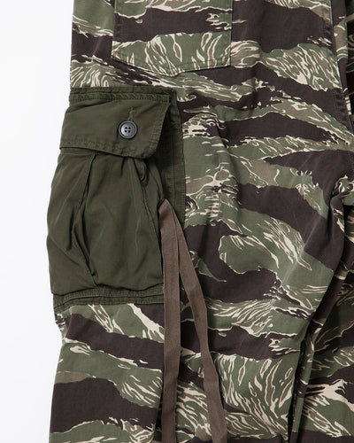 FATIGUE SLACKS - BOONIE SLACKS / Tiger Stripe w/Special Bio Wash