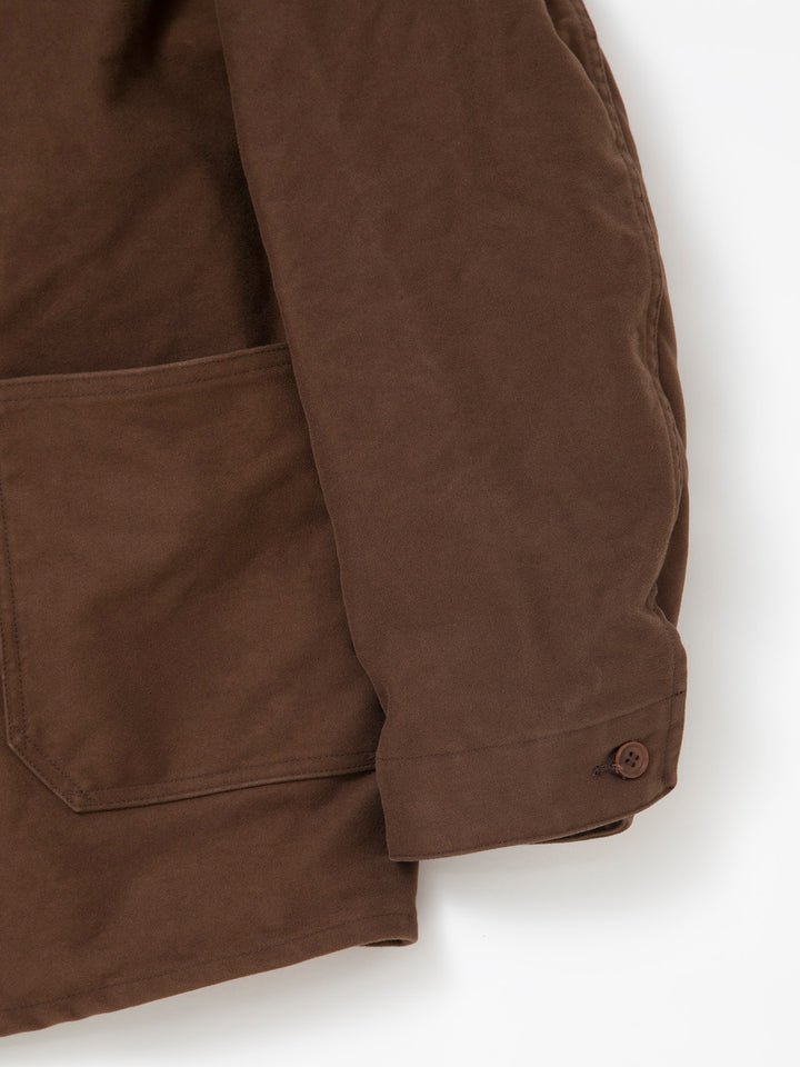 THE CORONA UTILITY - CJ002・Utility Work Coat / Cotton Moleskin / Brown