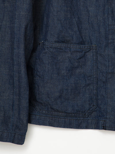 CJ004 - CORONA・Utility Navy Jumper / High Density Indigo Denim