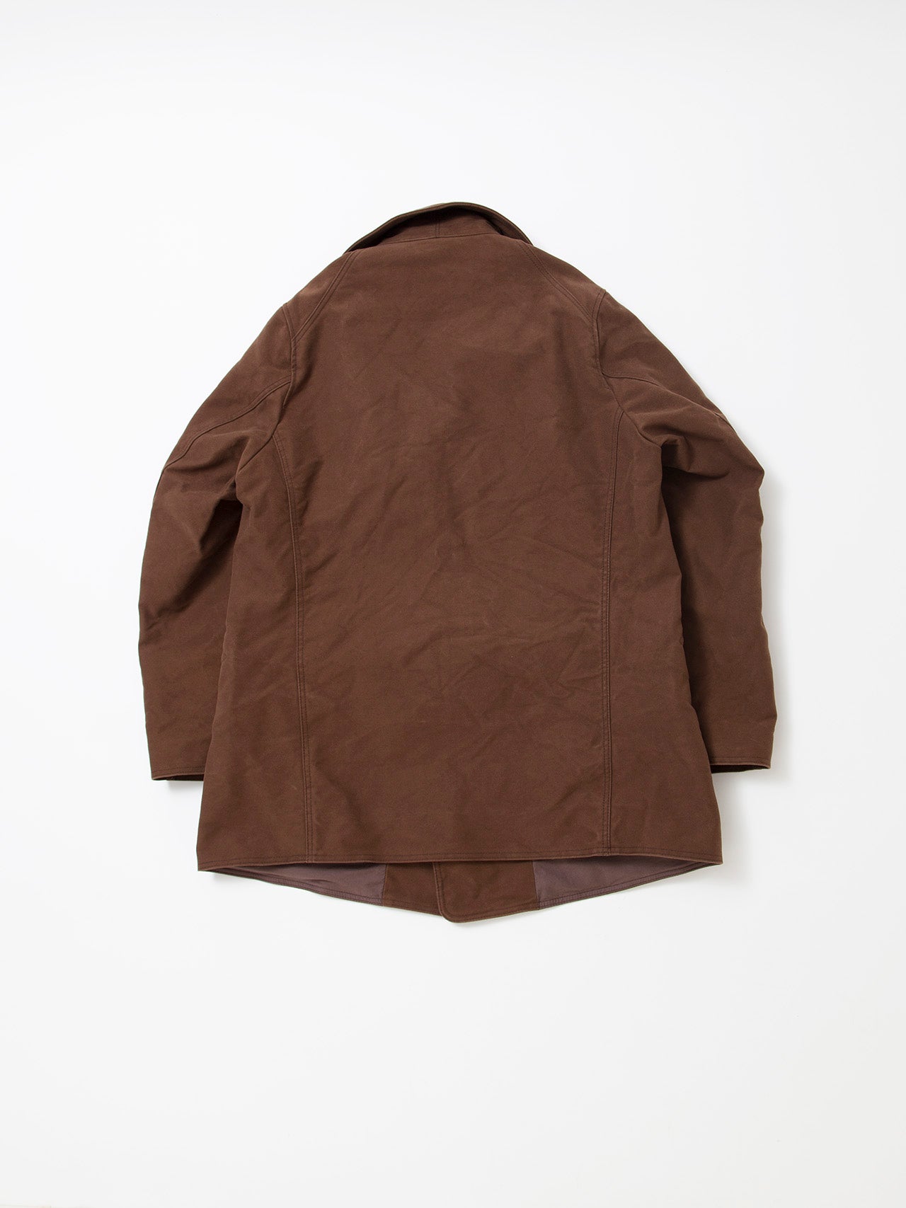 CJ009 - CORONA・Utility Mackinaw Coat / Cotton Moleskin - Brown