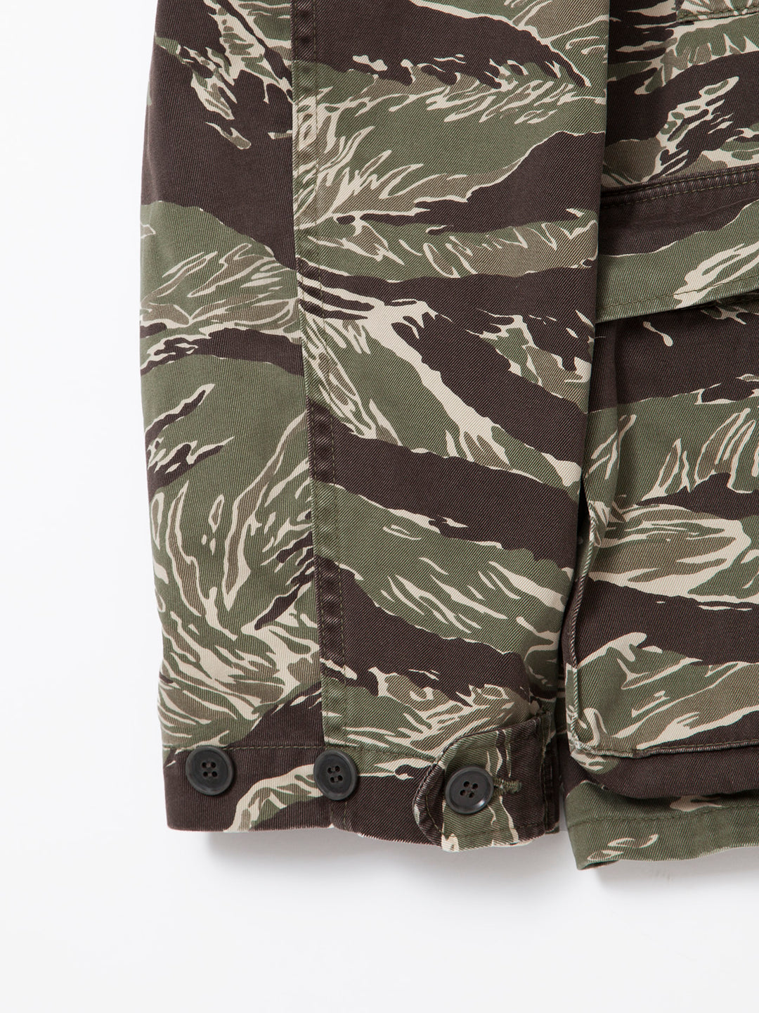 Jacket Tiger Stripe・Combat Fatigue Pattern Twill w/Special Bio Wash