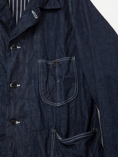 CJ043 - CORONA・Myrtle Work Coat / 10oz Indigo Denim