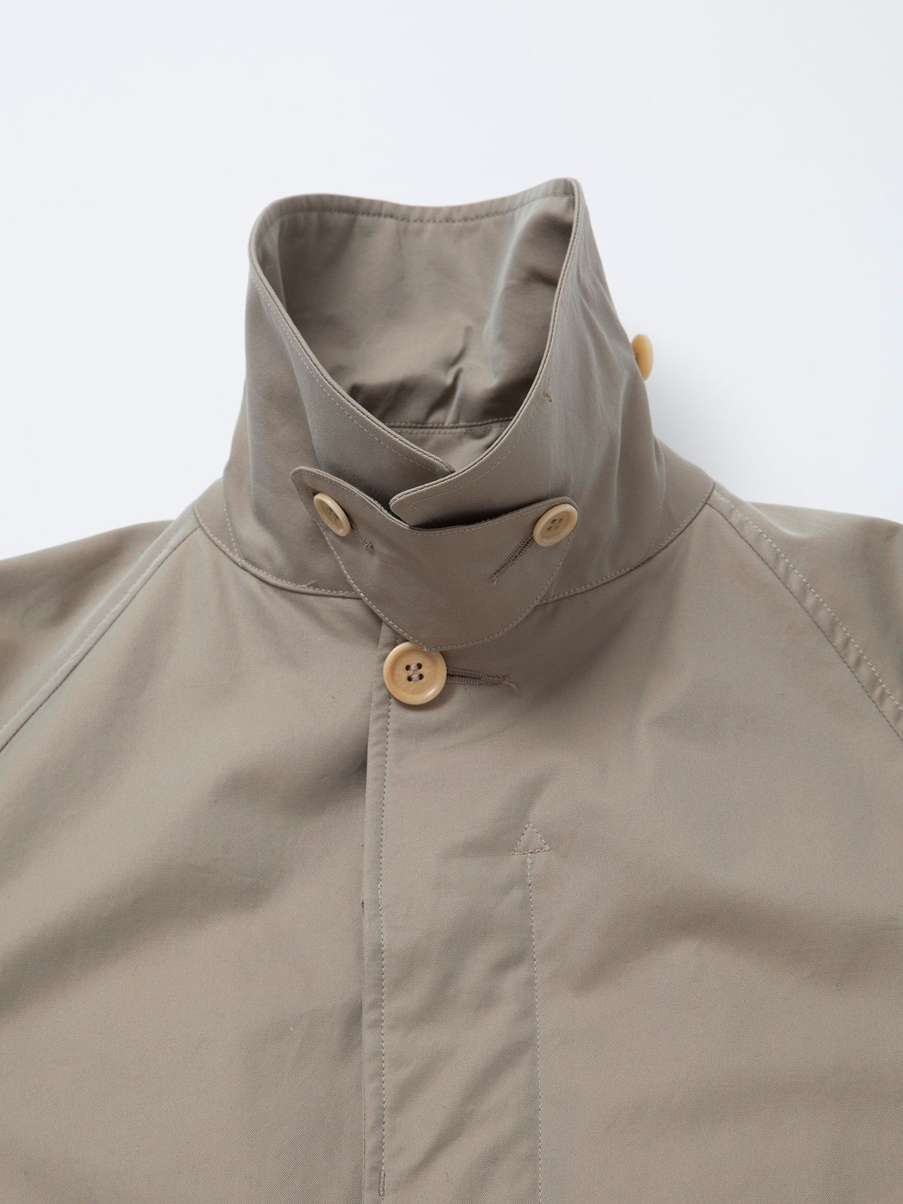 CJ046 - CORONA・Up Duster Coat RB21 / High Density Chambray Gabardine - Beige