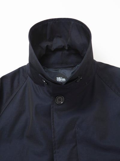 CJ046 - CORONA・Up Duster Coat RB21 / High Density Chambray Gabardine - Midnight Navy