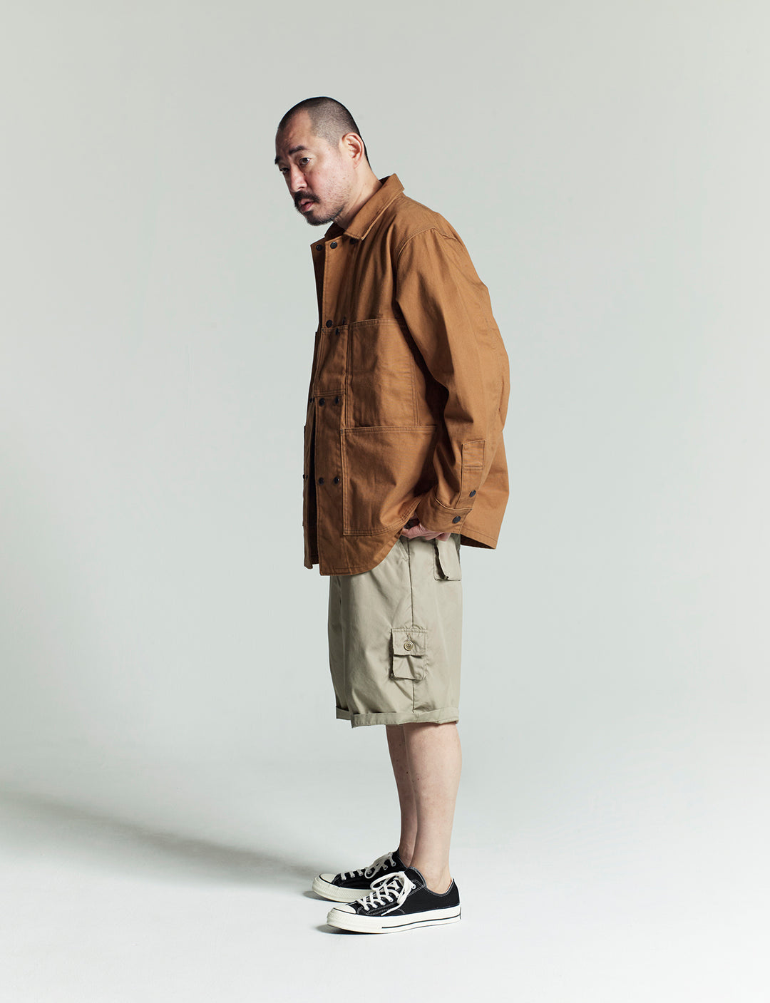 A-1 CLOTHING × THE CORONA UTILITY - CJ123A-1・Cross Town Jacket / Cotton Duck - Brown