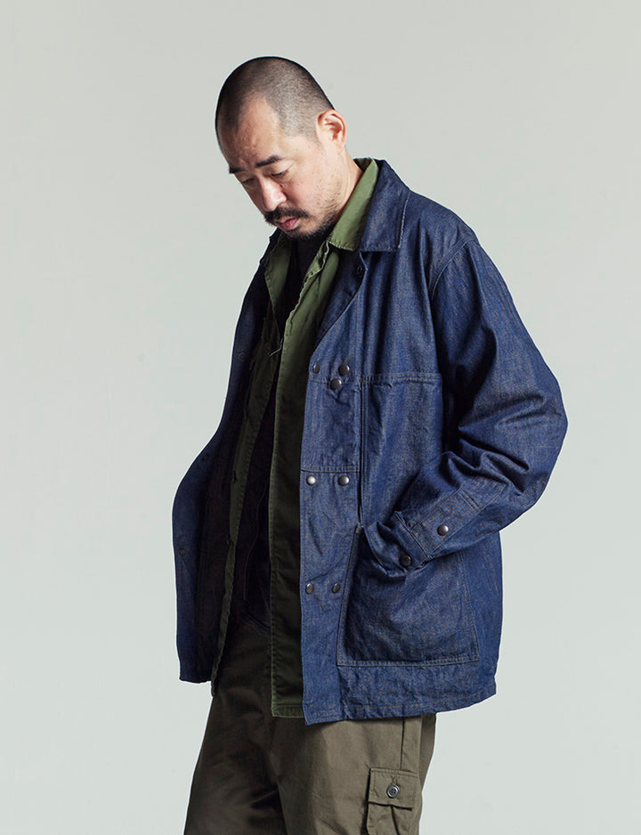 A-1 CLOTHING × THE CORONA UTILITY - CJ123A-1・Cross Town Jacket / Indigo Denim