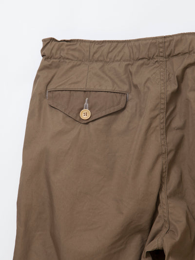 CP026E - CORONA・2T Desert Slacks / High Density Cotton Gabardine - Dark Khaki