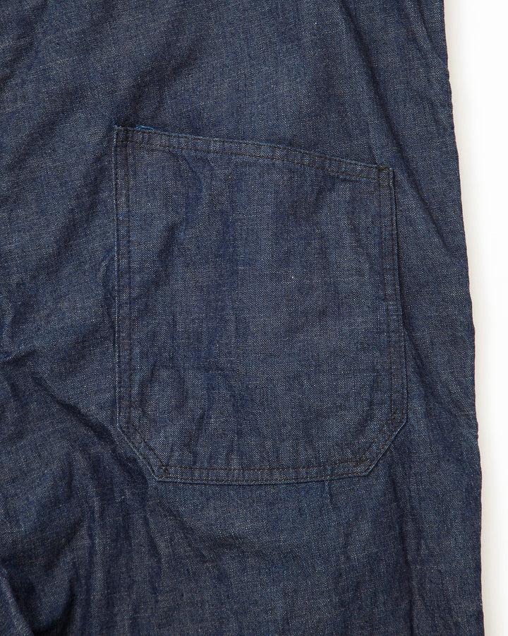 CP037・NAVY OVER PANTS / Indigo Denim