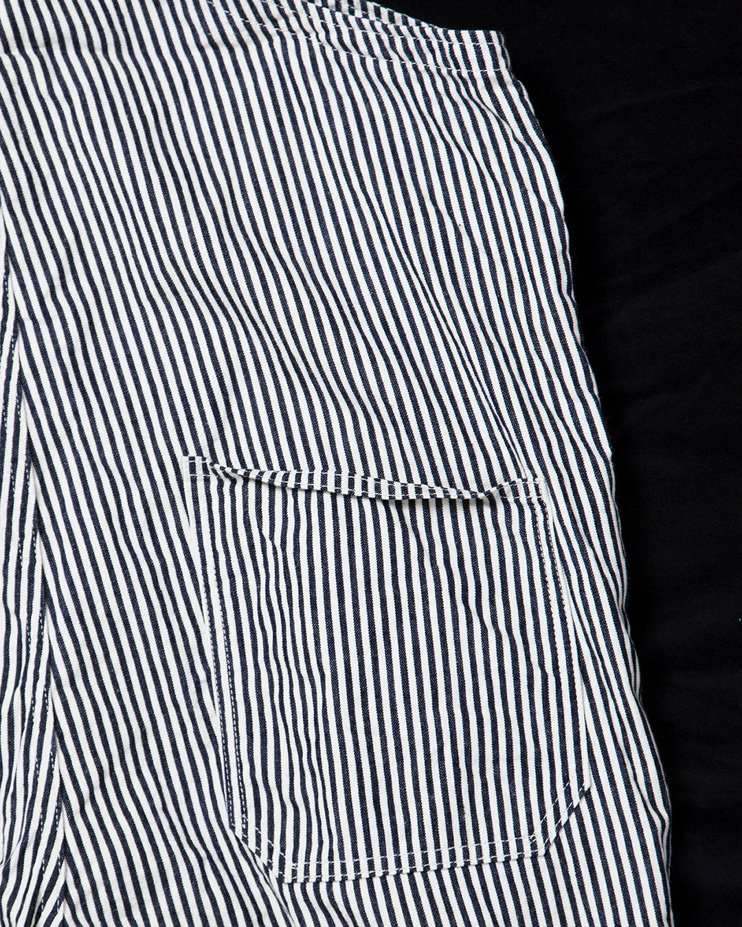 CP037・NAVY OVER PANTS / Hickory Stripe