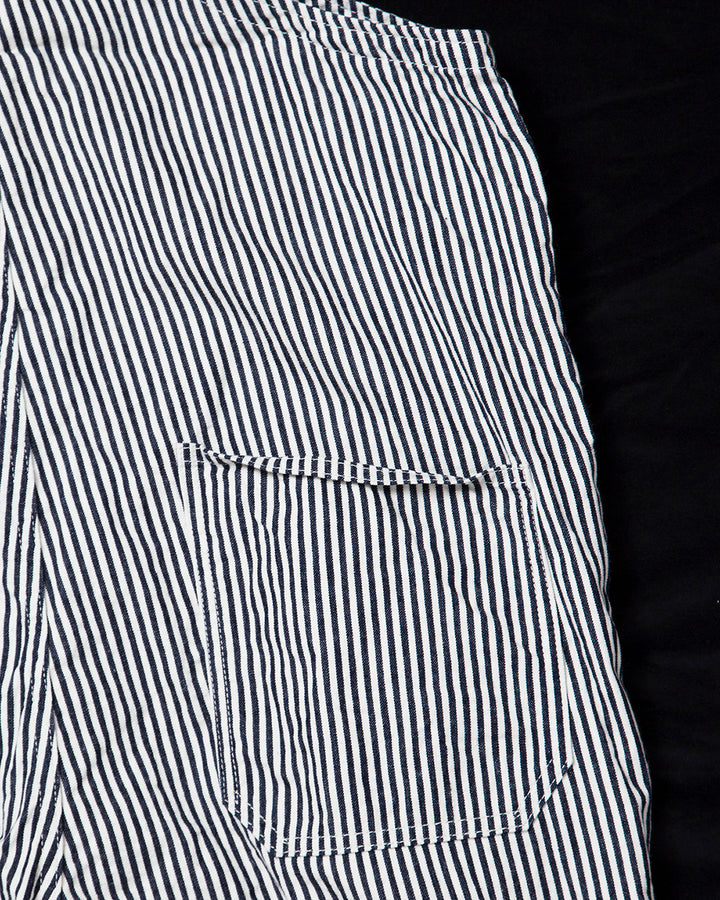 CP037・NAVY OVER PANTS / Hickory Stripe