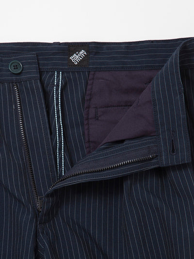 CP026 - CORONA・2T Desert Slacks / TR Oxford - Navy Stripe