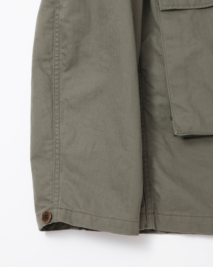 CS022・Navy Utility Jac Shirt / Olive Green