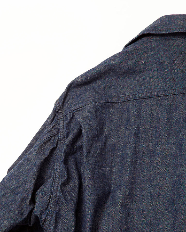 CS022・Navy Utility Jac Shirt / Indigo Denim