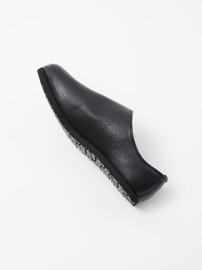 CZ010 - NAKAMURA SHOES × CORONA・Goat Skin Easy Slip-On - Black