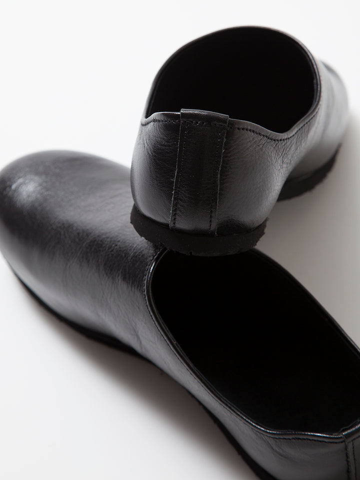 NAKAMURA SHOES × THE CORONA UTILITY - CZ010・Easy Slip-On / Kip Leather - Black