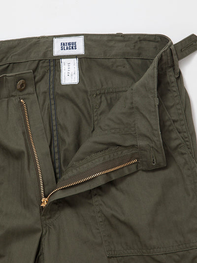 FP001 - FATIGUE SLACKS "UTILITY SLACKS" / Cotton H.B.T - OD