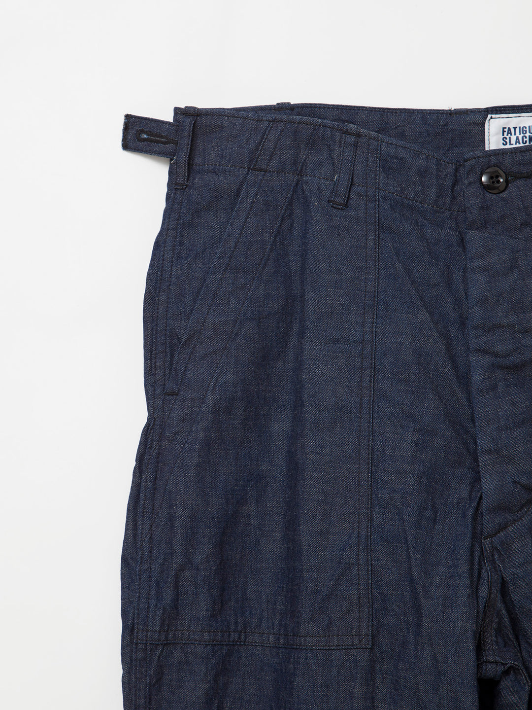 FP001・"UTILITY SLACKS" / High Density Indigo Denim w/Black Stitch