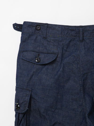 FP013 - FATIGUE SLACKS "VIETNAM SLACKS" / 8.5oz High Density Indigo Denim