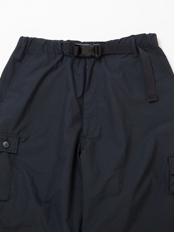 FP014E・"TIGER EASY SHORT SLACKS" / Polyester Ripstop - Black