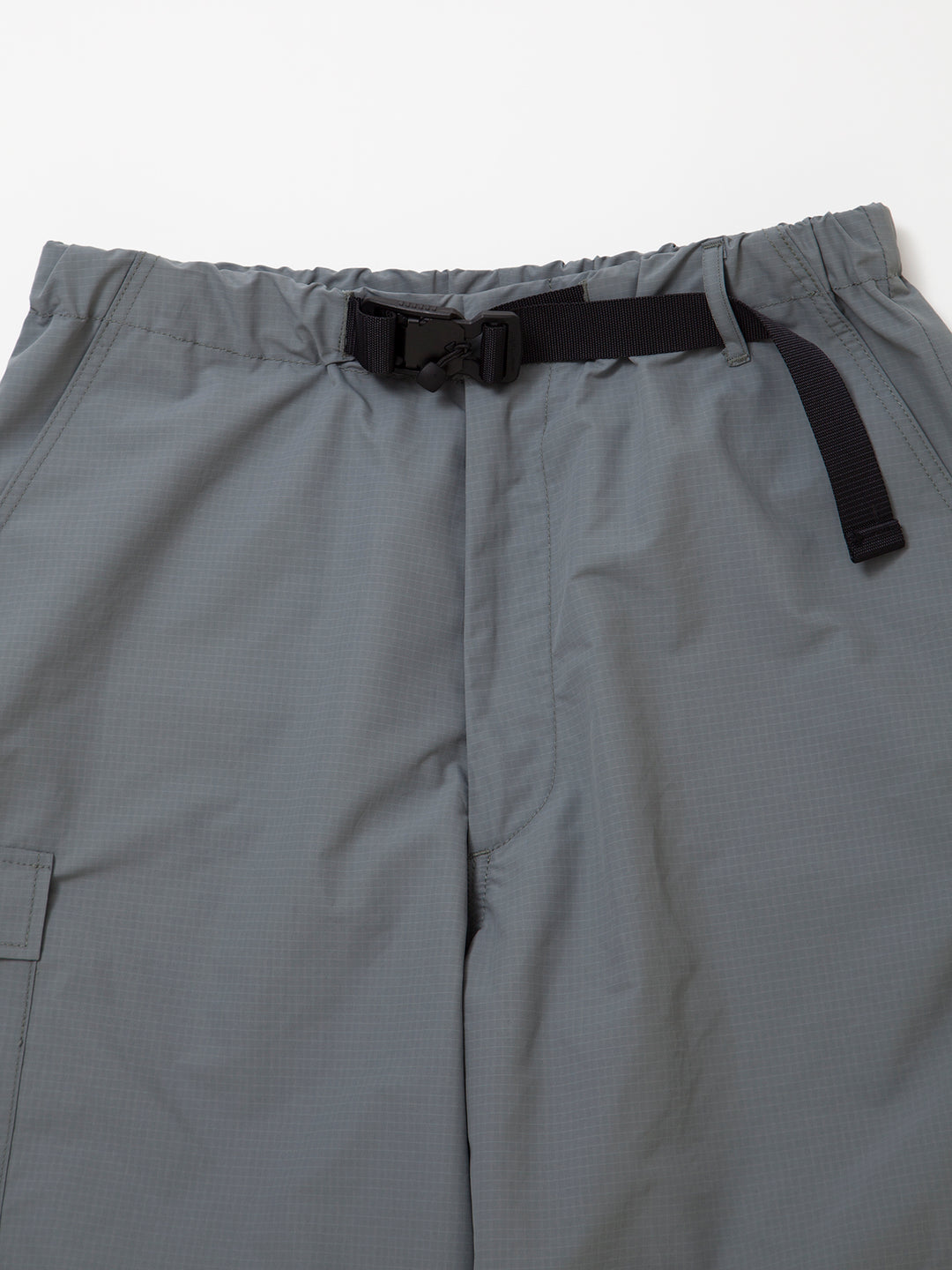 FP014E・"TIGER EASY SHORT SLACKS" / Polyester Ripstop - Light Grey
