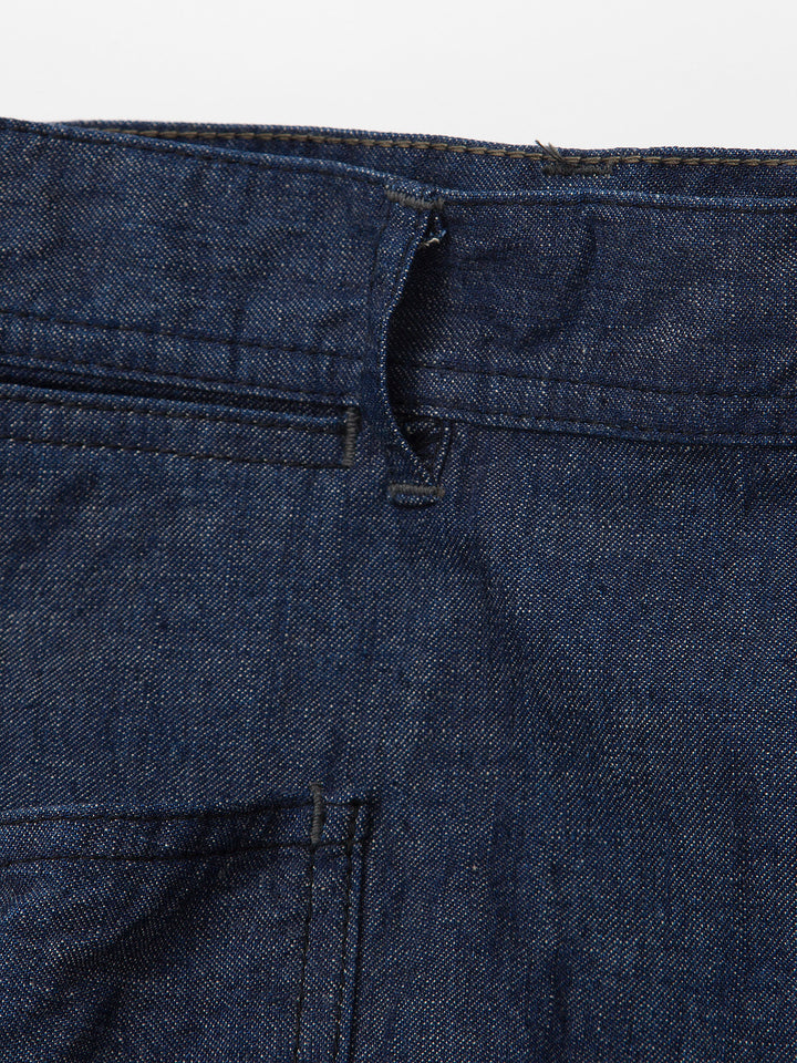 FP015・"UTILITY NAVY SLACKS" / High Density Indigo Denim