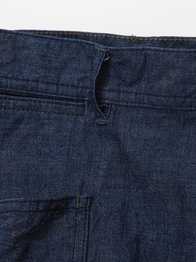 FP015 - FATIGUE SLACKS "UTILITY NAVY SLACKS" / High Density Indigo Denim