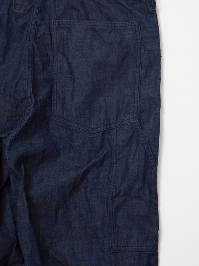 FP017 - FATIGUE SLACKS "UTILITY RM-43 SLACKS" / High Density Indigo Denim