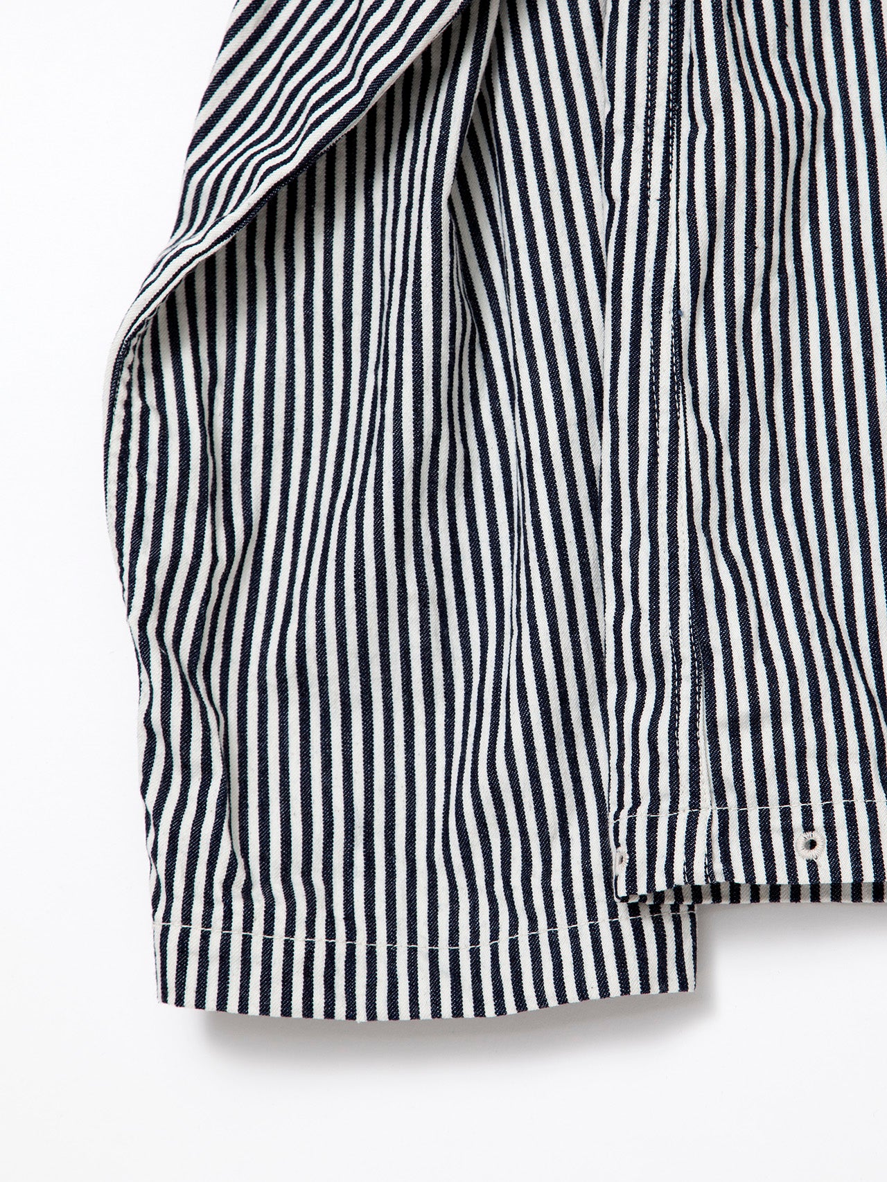 CJ004・Utility Navy Jumper / High Density Hickory Stripe