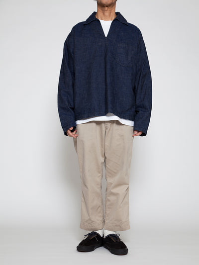CJ005 - CORONA・Utility Sailor Jacket / 8.5oz High Density Indigo Denim