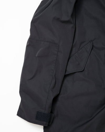 CJ008 - CORONA・G-1 Parka Coat / Ester Gabardine - Black
