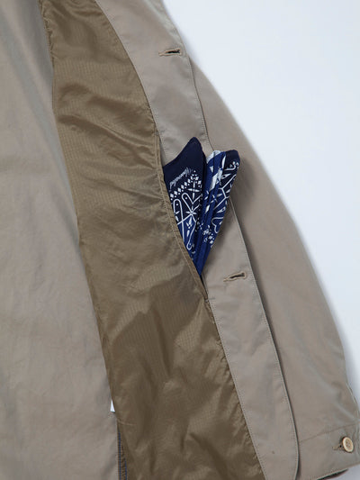 CJ034 - CORONA・Utility Work Coat / High Density Chambray Gabardine - Beige
